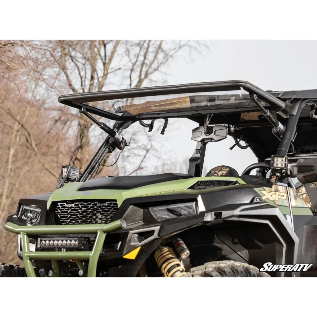 SuperATV Polaris General 1000 MaxDrive Power Flip Windshield