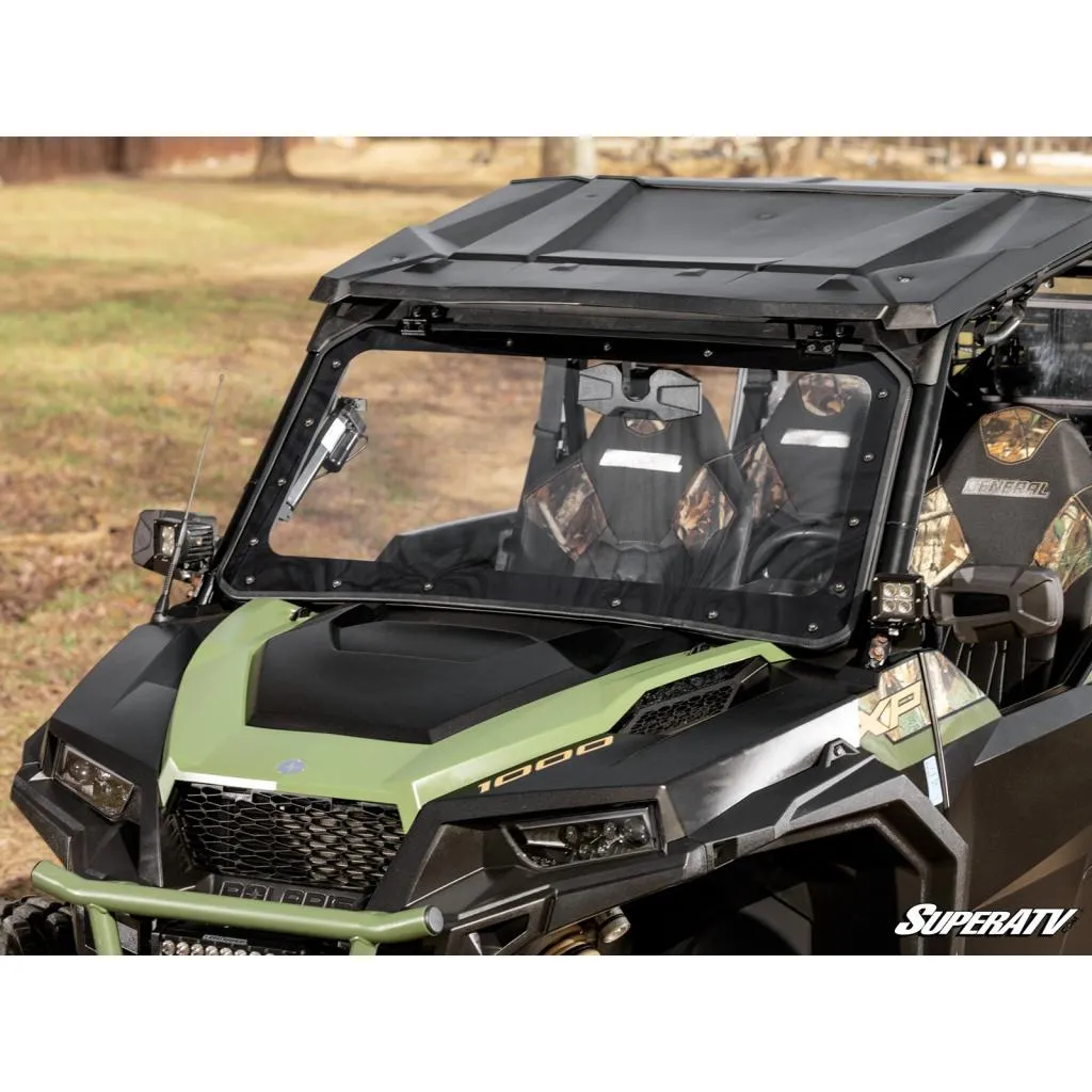 SuperATV Polaris General 1000 MaxDrive Power Flip Windshield