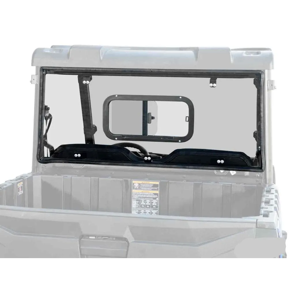 SuperATV Polaris Ranger Midsize Rear Sliding Windshield