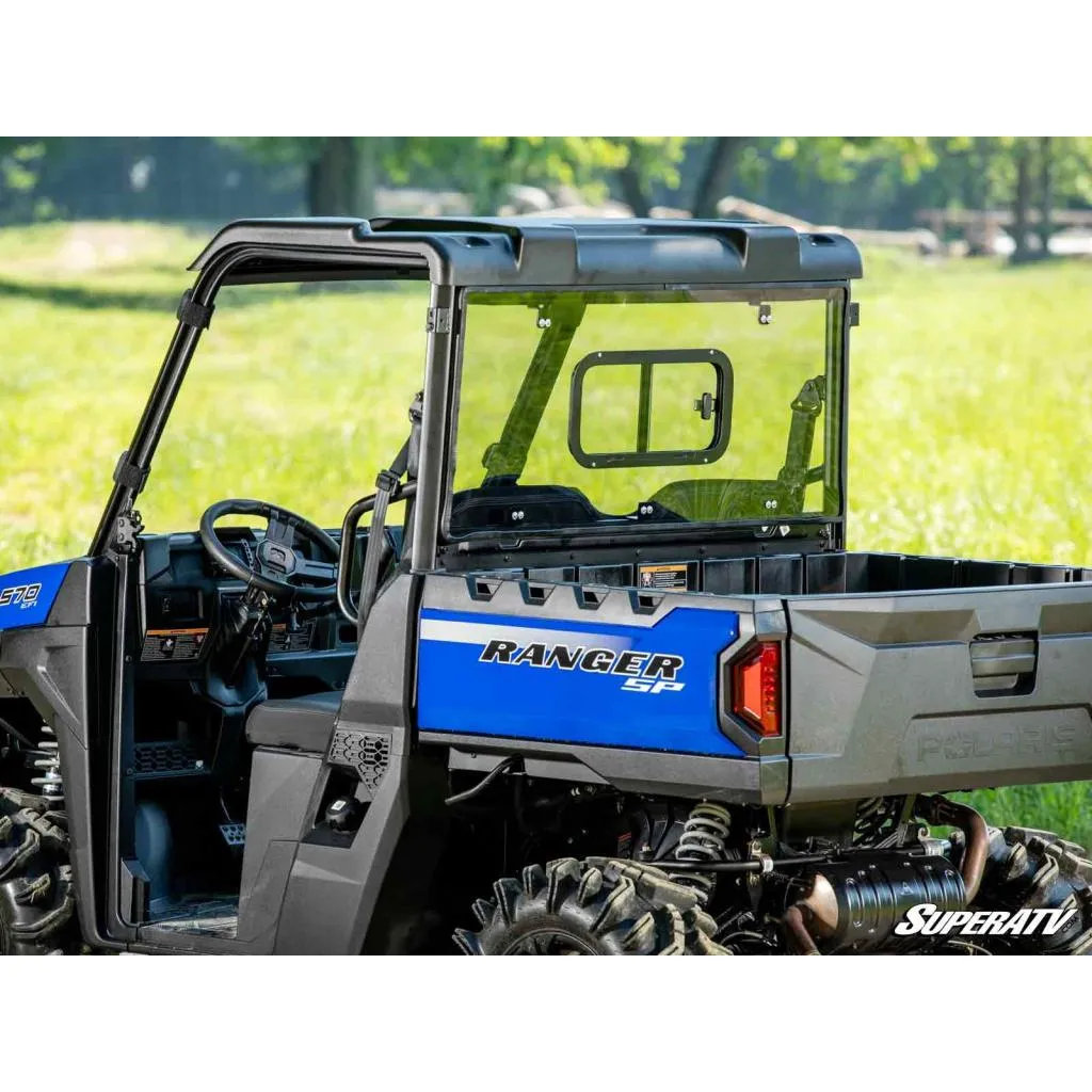 SuperATV Polaris Ranger Midsize Rear Sliding Windshield