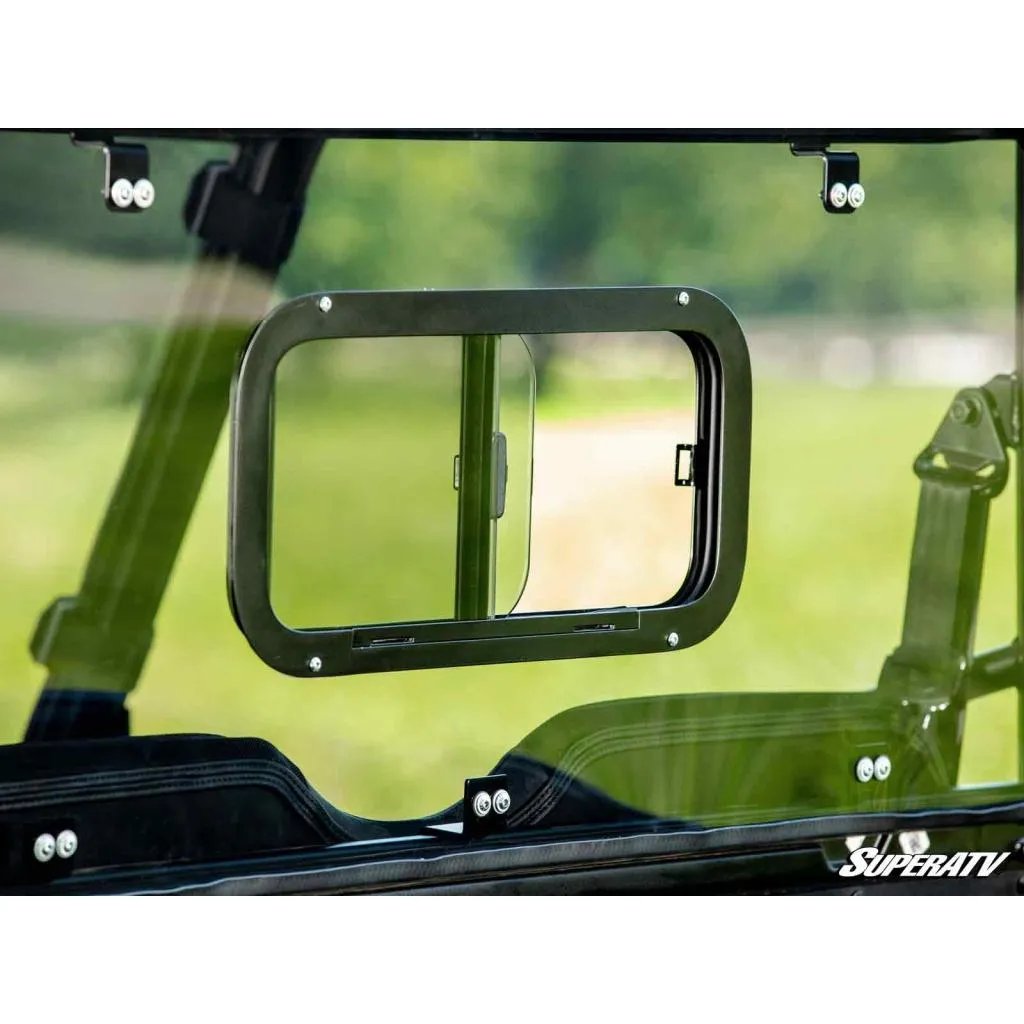 SuperATV Polaris Ranger Midsize Rear Sliding Windshield