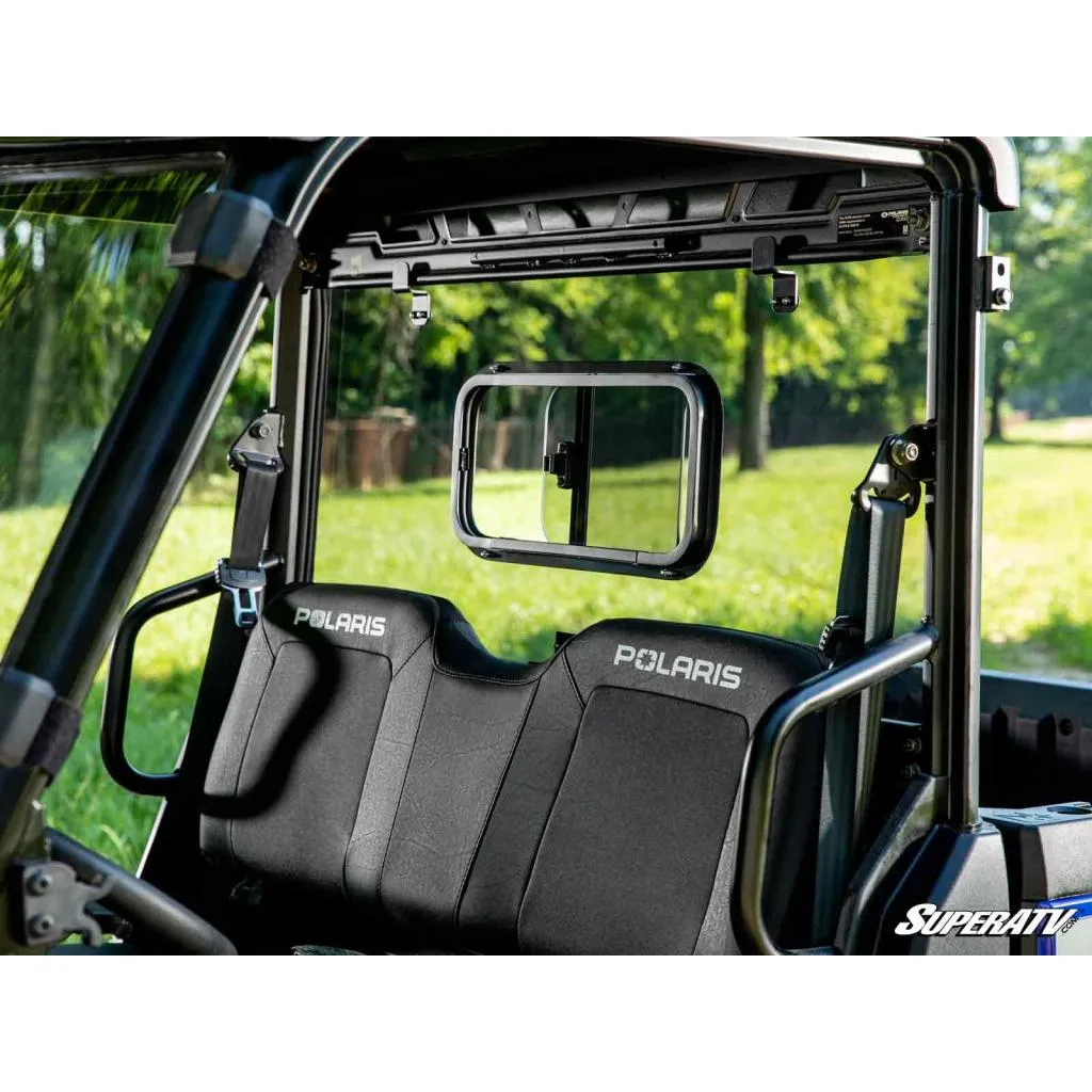 SuperATV Polaris Ranger Midsize Rear Sliding Windshield