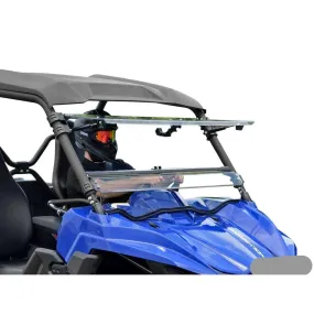 SuperATV Yamaha Wolverine Scratch Resistant Flip Windshield