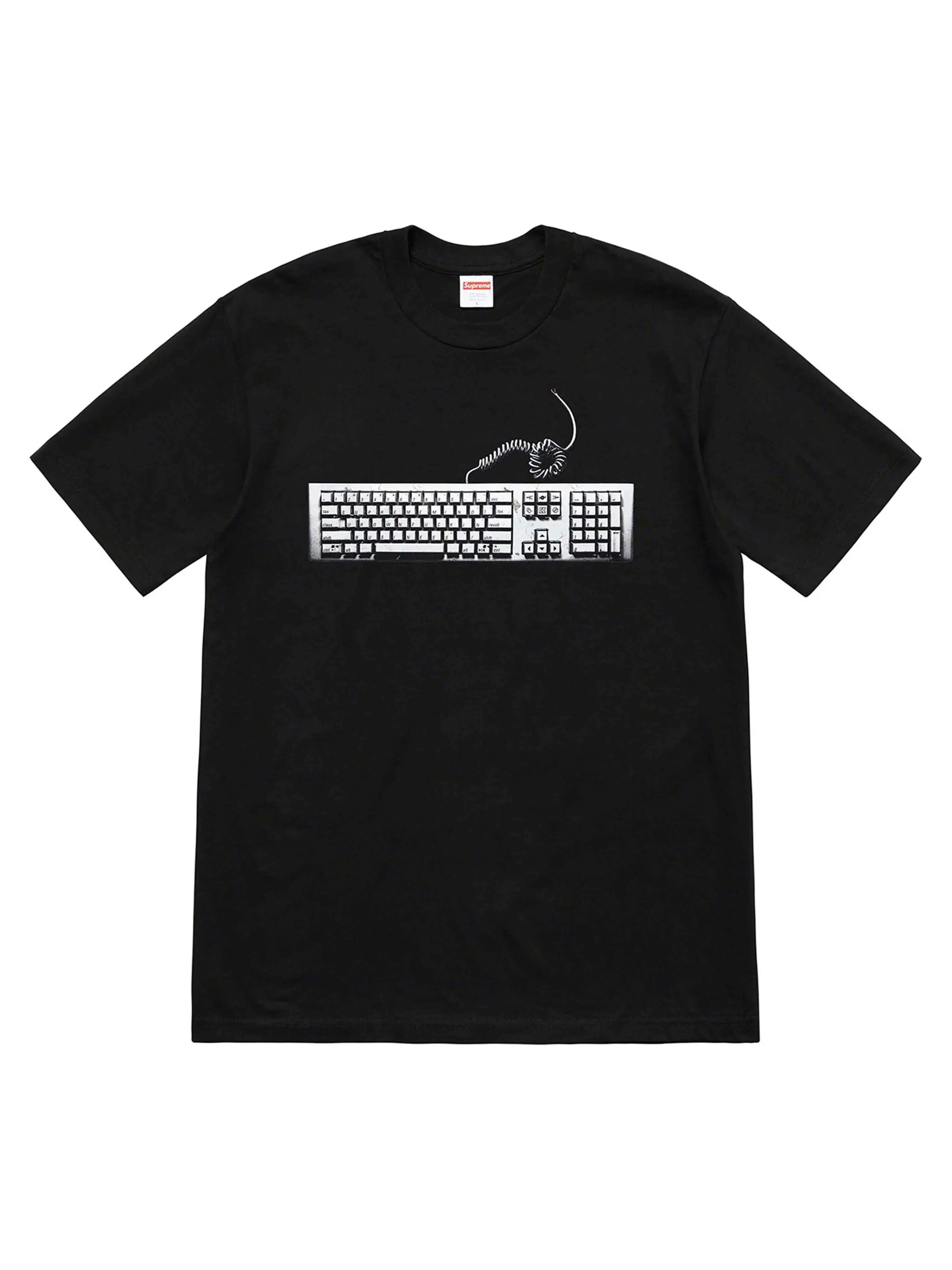 Supreme Keyboard Tee Black [SS19]