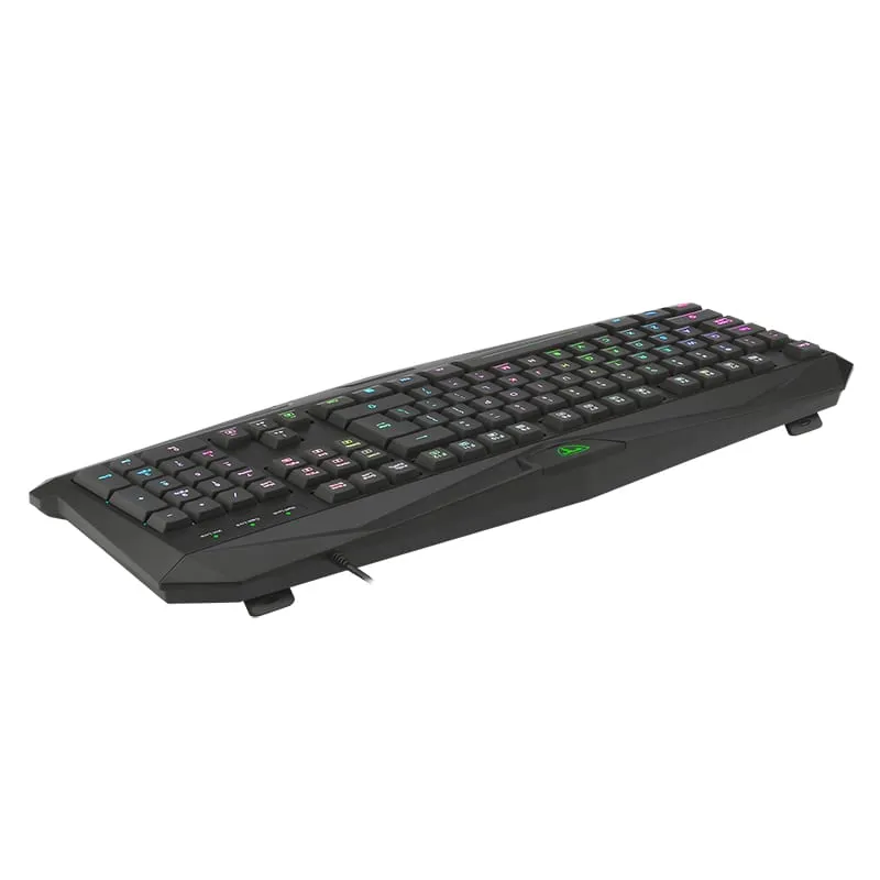 T-Dagger Tanker Rgb|104Key|25 Non-Conflict|Membrane Gaming Keyboard - Black