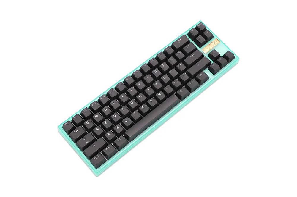 Taihao PBT double shot keycaps for diy gaming mechanical keyboard Backlit Caps oem profile light through black