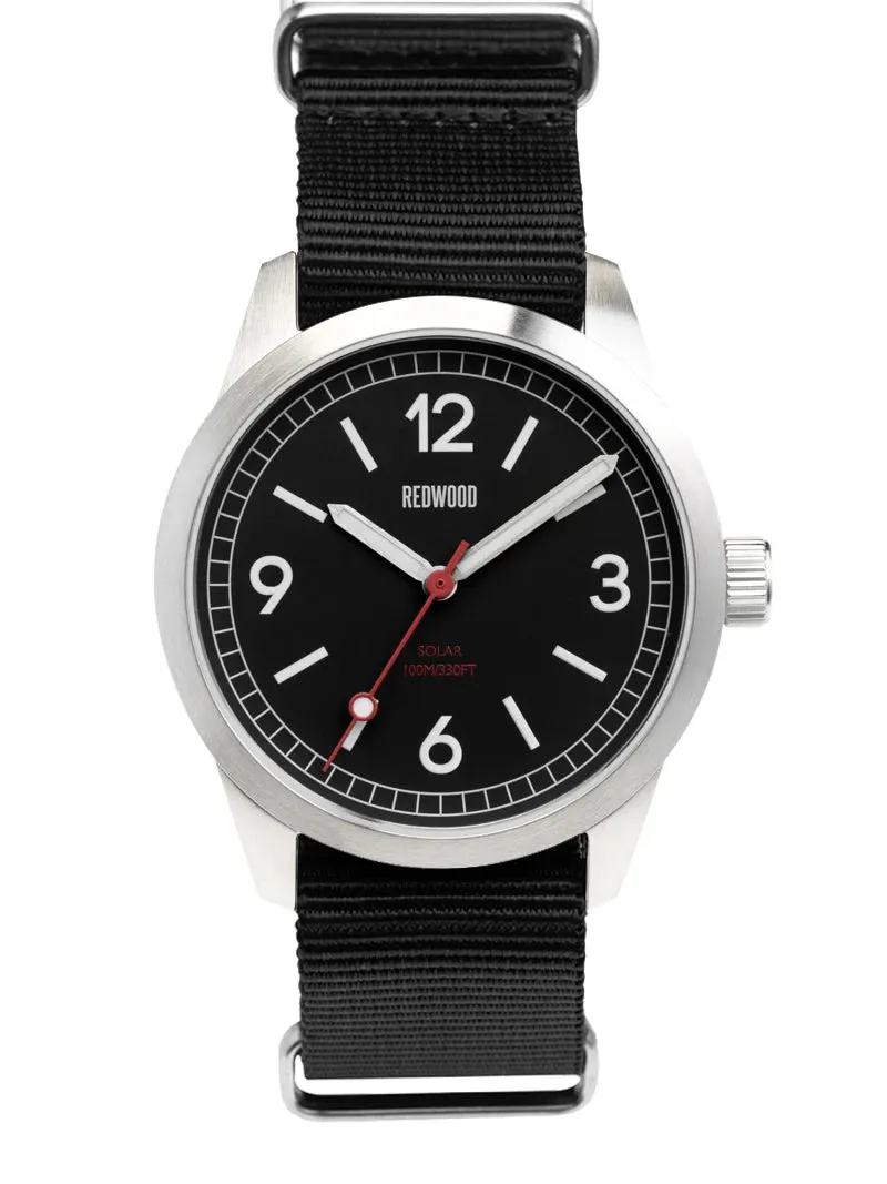 The V3 Military Ops Black Field Watch (Solar)