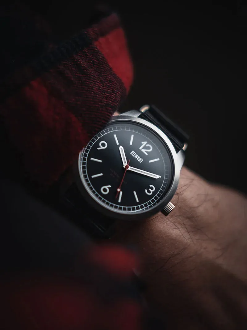 The V3 Military Ops Black Field Watch (Solar)