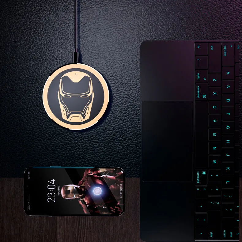 UKA Marvel Avengers 10W Fast Charging Pad Wireless Charger