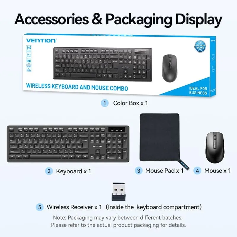 Vention Wireless  Keyboard and Mouse Set (Copy)