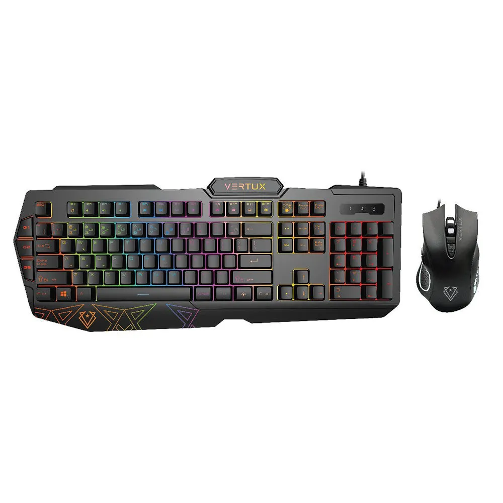 Vertux Vendetta - Ergonomic Gaming Keyboard & Mouse