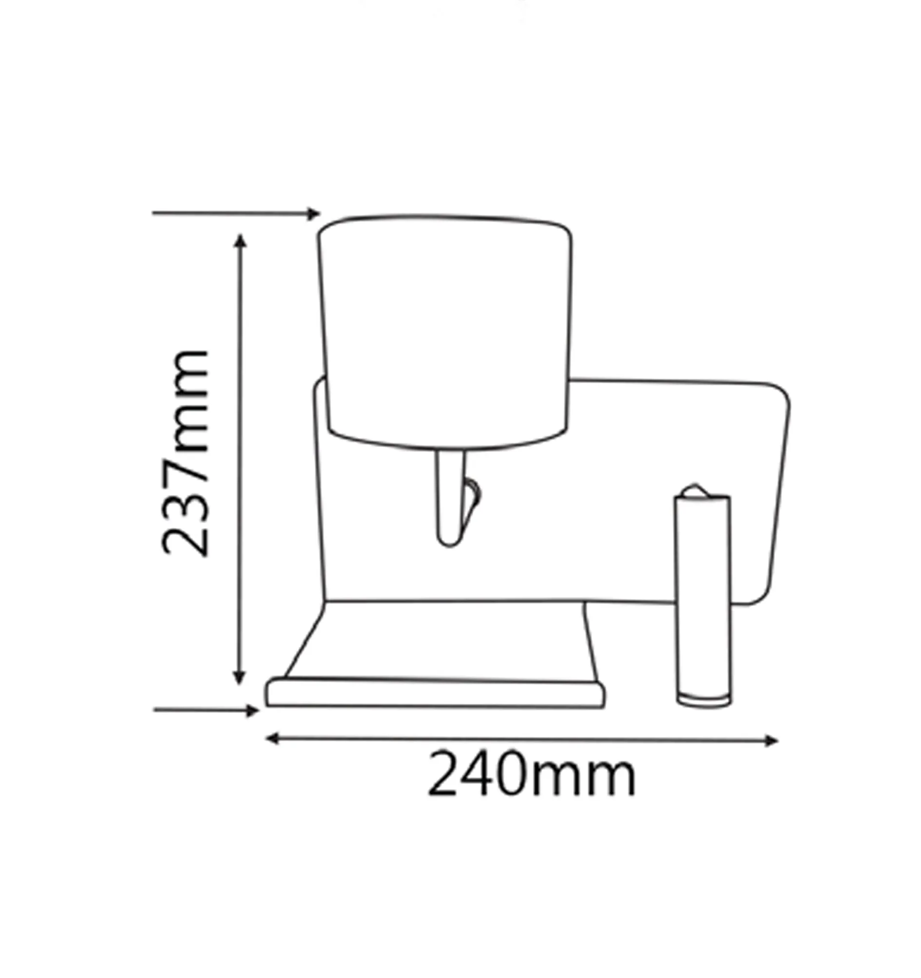 VIGO: City Series LED 2 Switch Frosted Glass Deco Wall Light & Reading Light (with USB charger)