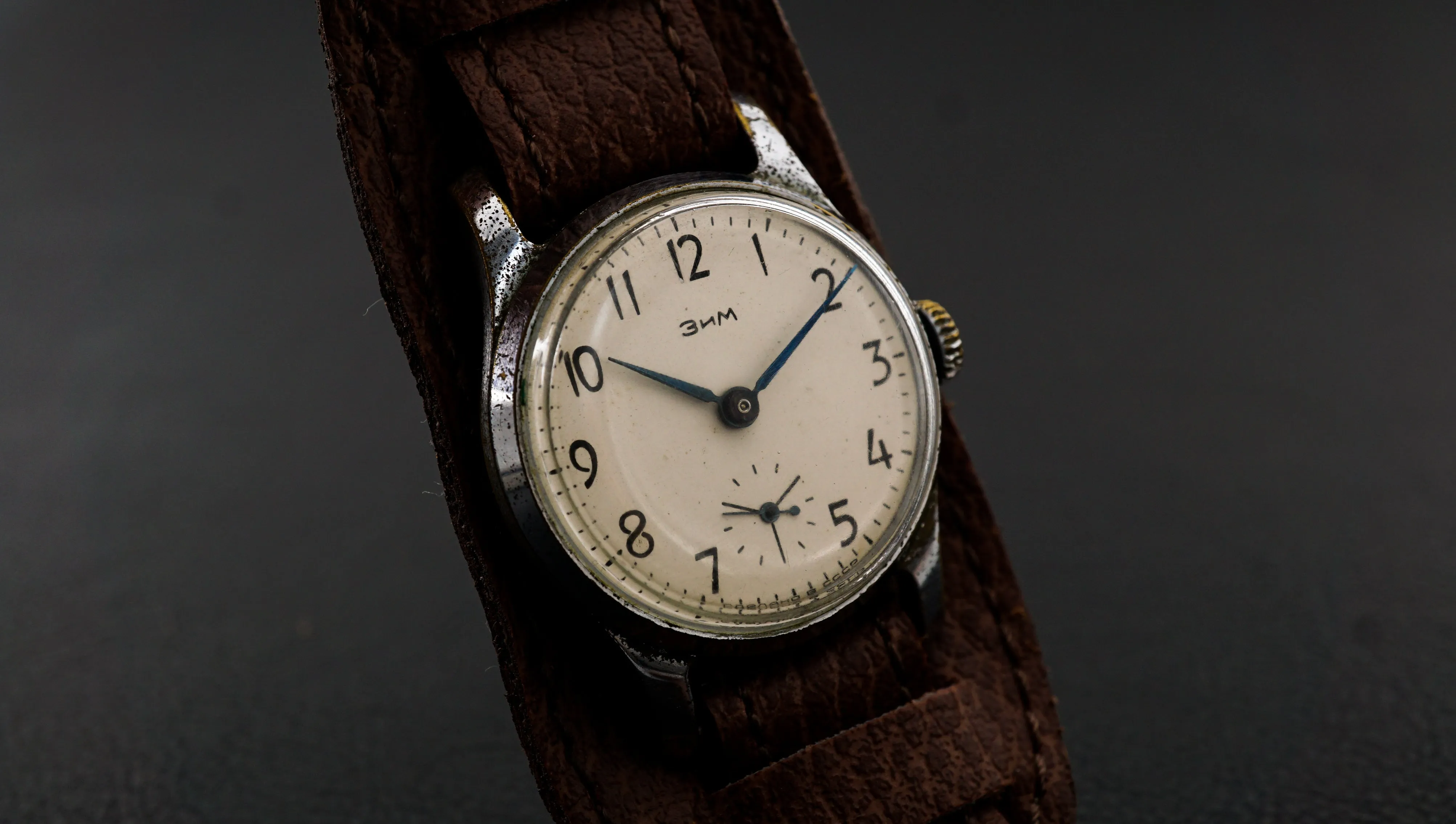 Vintage Original Pobeda ZIM Military Style watch