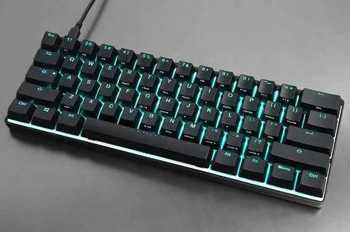 Vortex Poker 3 60% RGB Backlit 61 Keys Compact Mechanical Gaming Keyboard Cherry MX Brown Tactile Switch