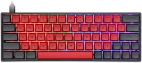 Wired 60% Mechanical Keyboard, 64 Keys RGB Backlit