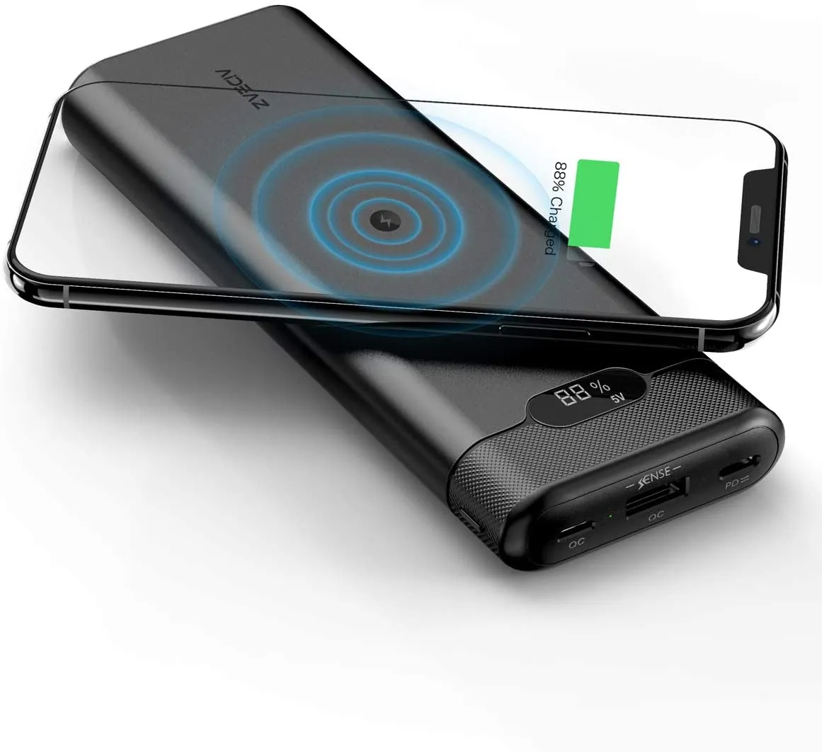 Wired & Wireless mobile power bank