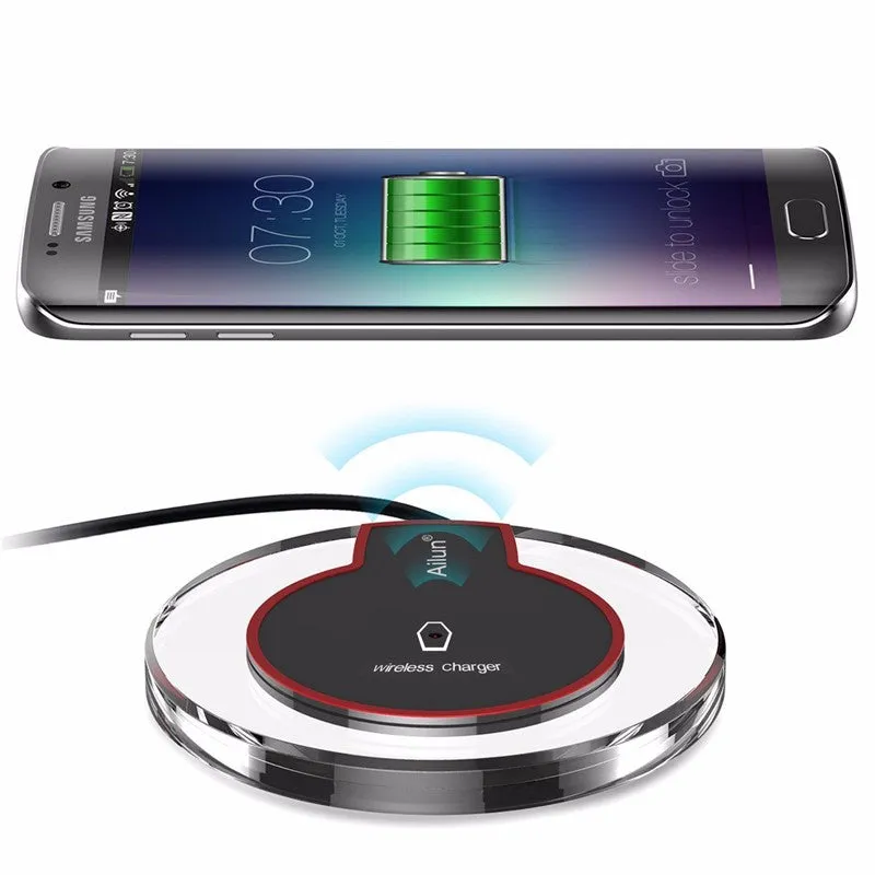 Wireless Charger Universal Qi Wireless Charger Charging Pad Usb for Samsung Galaxy S6 S7 Edge S8 Plus Yotaphone 2 Phone Charger