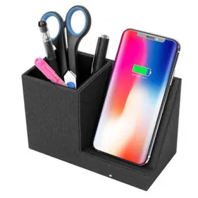 Wireless Charger with Pen Holder