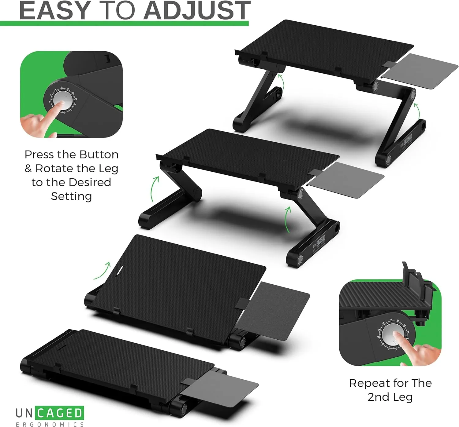 WorkEZ Adjustable Keyboard Stand For Desktop Computer