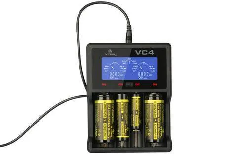 XTAR VC4 USB Li-ion/Ni-MH Battery LCD Charger