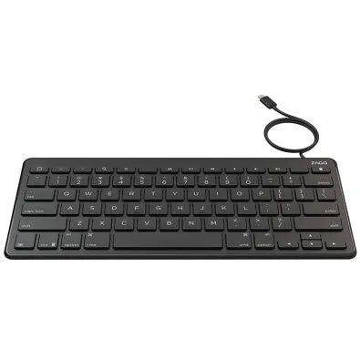 ZAGG ZLTKBW-BBU mobile device keyboard Black Lightning QWERTY UK English